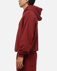 Carre Archive Hoodie Burgundy