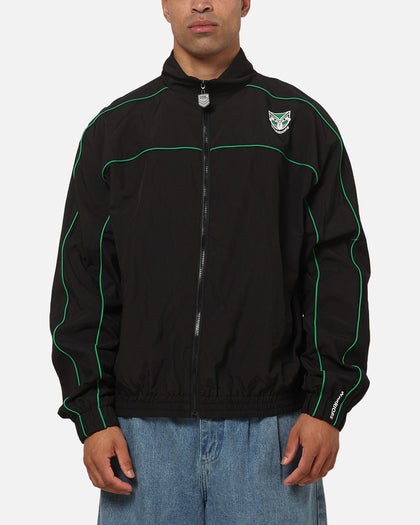 Bleacher Athletic New Zealand Warriors NRL Midweight Spray Jacket Black
