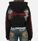 Ed Hardy Women's Afterburn Cropped Hoodie Black/Red