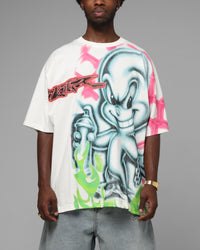 Loiter Airbrush Boxy T-Shirt White