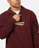 Vouseti Golf Wave Quarter Zip Crewneck Dark Plum
