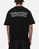 S Double Country Text Heavy Weight T-Shirt Black