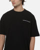 S Double Country Text Heavy Weight T-Shirt Black