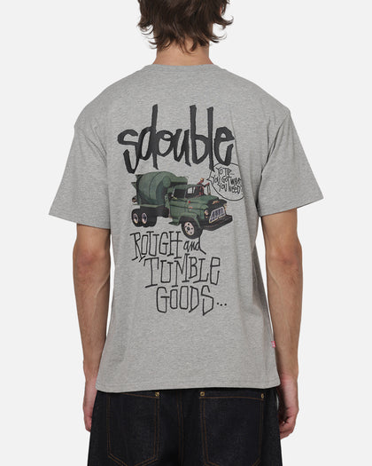 S Double Rough And Tumble T-Shirt Grey Heather