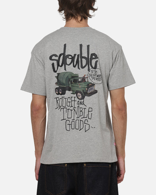 S Double Rough And Tumble T-Shirt Grey Heather