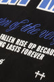 Saint Morta Rise Up Boxy T-Shirt Black Acidwash