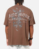 Saint Morta The Cross Boxy T-Shirt Washed Brown