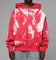 Loiter Dog Pound Airbrush Zip Hoodie Pink