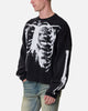 MNML X-Ray Thermal Long Sleeve T-Shirt Black