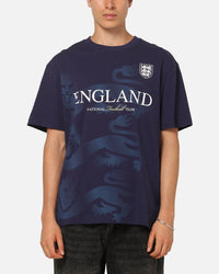 Majestic Athletic England Graphic T-Shirt Navy