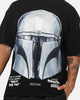 73Studio Star Wars Stand Off Glitter T-Shirt Black Acidwash
