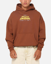 73Studio Star Wars Mandolorian Poster Hoodie Washed Brown