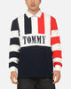 Tommy Jeans Relaxed Archive Rugby Shirt Navy