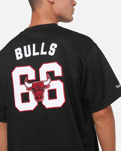 Mitchell & Ness Chicago Bulls Basketball Mesh T-Shirt Black
