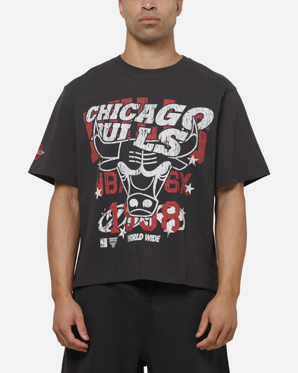 Mitchell & Ness Chicago Bulls Overprint T-Shirt Washed Black