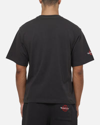 Mitchell & Ness Chicago Bulls Overprint T-Shirt Washed Black