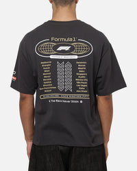 Mitchell & Ness Formula 1 Motorsport Box T-Shirt Washed Black
