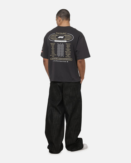 Mitchell & Ness Formula 1 Motorsport Box T-Shirt Washed Black