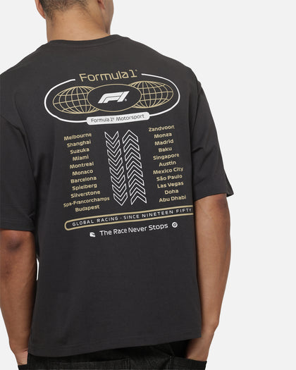 Mitchell & Ness Formula 1 Motorsport Box T-Shirt Washed Black