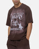 Mitchell & Ness Los Angeles Lakers Overprint T-Shirt Dark Oak