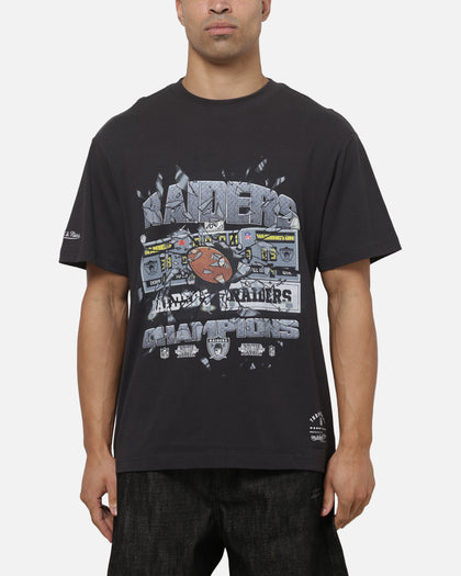 Mitchell & Ness Las Vegas Raiders Smashed Scoreboard T-Shirt Washed Black