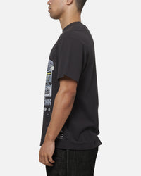 Mitchell & Ness Las Vegas Raiders Smashed Scoreboard T-Shirt Washed Black