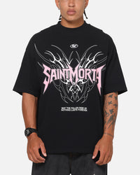 Saint Morta Fallen Tribal Boxy T-Shirt Black