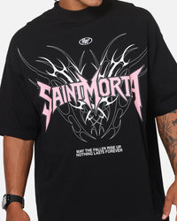 Saint Morta Fallen Tribal Boxy T-Shirt Black