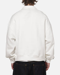Mitchell & Ness Wallabies Heritage Quarter Zip Crewneck Vintage White