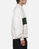 Mitchell & Ness Wallabies Heritage Quarter Zip Crewneck Vintage White