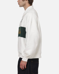 Mitchell & Ness Wallabies Heritage Quarter Zip Crewneck Vintage White