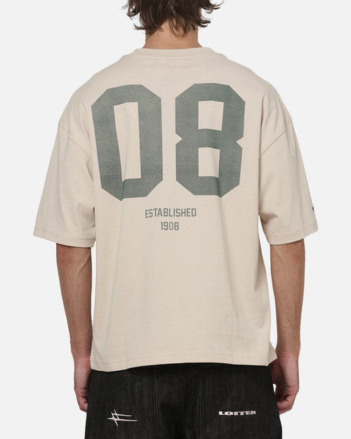 Mitchell & Ness Wallabies Cropped T-Shirt Ivory