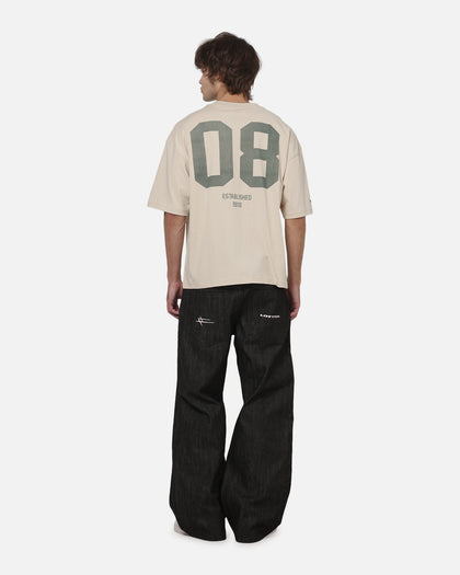 Mitchell & Ness Wallabies Cropped T-Shirt Ivory