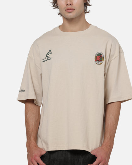 Mitchell & Ness Wallabies Cropped T-Shirt Ivory