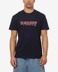 Tommy Jeans Appliq Graphic T-Shirt Navy