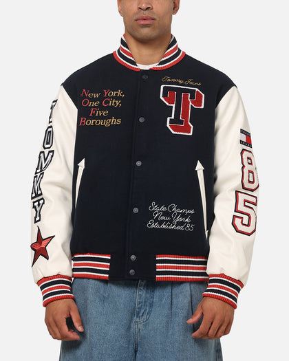 Tommy Jeans Varsity Badge Jacket Navy