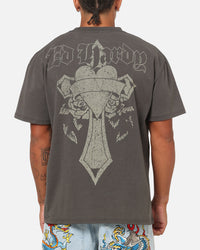 Ed Hardy Sacred Heart T-Shirt Black Wash