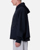 MNML Moth Eatten Hoodie Black