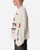 MNML Sinister Long Sleeve Thermal T-Shirt Off White