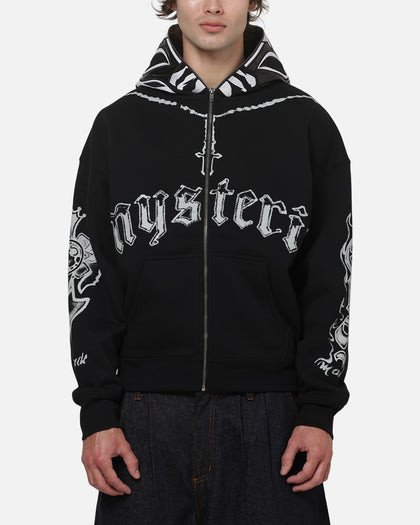 73 Studio Rey Mysterio Masked Hoodie Black Wash