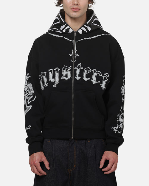 73 Studio Rey Mysterio Masked Hoodie Black Wash