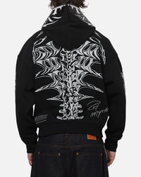 73 Studio Rey Mysterio Masked Hoodie Black Wash