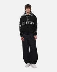 73 Studio Rey Mysterio Masked Hoodie Black Wash