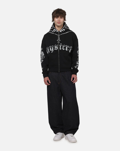 73 Studio Rey Mysterio Masked Hoodie Black Wash