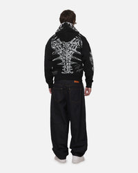 73 Studio Rey Mysterio Masked Hoodie Black Wash