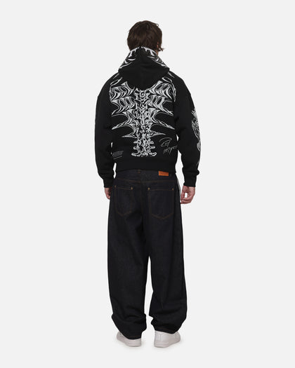 73 Studio Rey Mysterio Masked Hoodie Black Wash