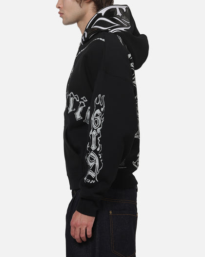 73 Studio Rey Mysterio Masked Hoodie Black Wash