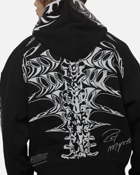 73 Studio Rey Mysterio Masked Hoodie Black Wash
