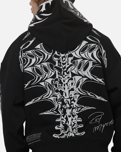 73 Studio Rey Mysterio Masked Hoodie Black Wash