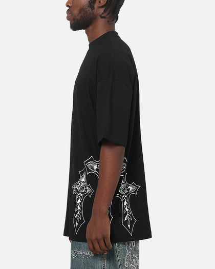 Ed Hardy Cross T-Shirt Black